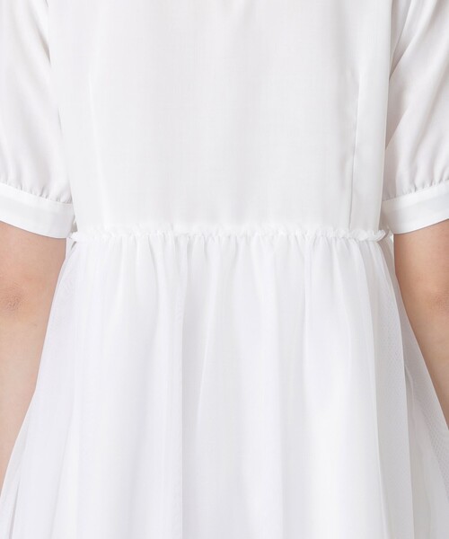 BLUE LABEL CRESTBRIDGE（ブルーレーベルクレストブリッジ）の「コットンライクナチュラルローンペプラムブラウス（シャツ/ブラウス・レディース・ブラック/ベビーピンク/ホワイト・36/38）」の9枚目の写真