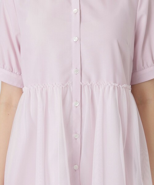 BLUE LABEL CRESTBRIDGE(ブルーレーベルクレストブリッジ)の「コットンライクナチュラルローンペプラムブラウス(シャツ/ブラウス・レディース・ブラック/ベビーピンク/ホワイト・36/38)」の12枚目の写真