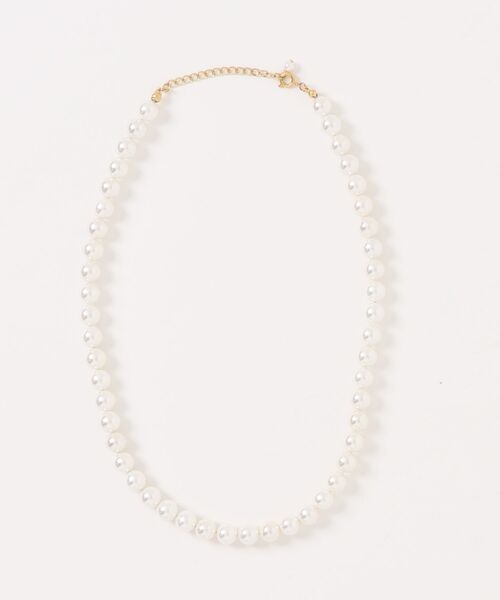 Mag.（マグ）の「【一連デザイン　シンプルパールネックレス】（ネックレス・レディース・ホワイト系その他2/ホワイト/ホワイト系その他・FREE）」の2枚目の写真