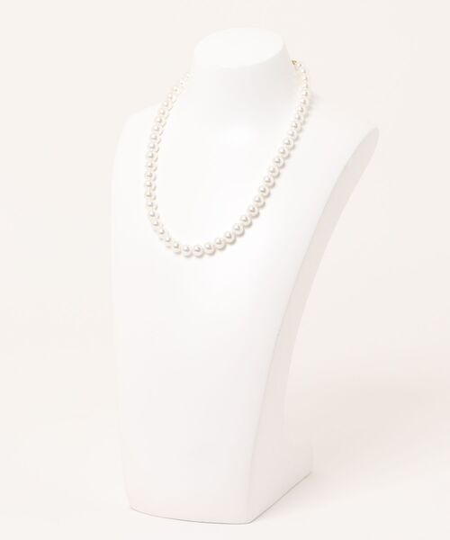 Mag.（マグ）の「【一連デザイン　シンプルパールネックレス】（ネックレス・レディース・ホワイト系その他2/ホワイト/ホワイト系その他・FREE）」の4枚目の写真