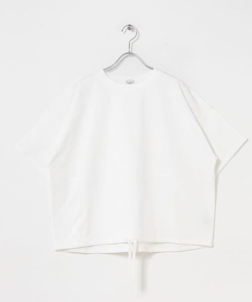 URBAN RESEARCH DOORS（アーバンリサーチドアーズ）の「ヘムドロストプルオーバー（Tシャツ/カットソー・レディース・ライトベージュ/オフホワイト/ブルー/チャコールグレー・FREE）」の12枚目の写真