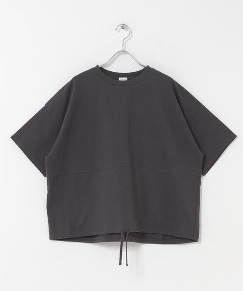 URBAN RESEARCH DOORS（アーバンリサーチドアーズ）の「ヘムドロストプルオーバー（Tシャツ/カットソー・レディース・ライトベージュ/オフホワイト/ブルー/チャコールグレー・FREE）」の21枚目の写真