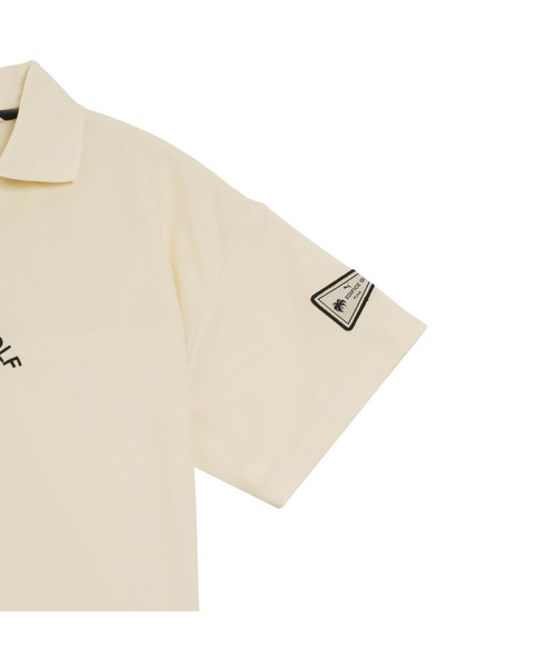 PUMA（プーマ）の「PUMA プーマ メンズ ゴルフ PUMA x EDIFICE パームロゴ 半袖 ポロシャツ PUMAxEDIFIC（ポロシャツ・メンズ・ネイビー/オフホワイト・LARGE/MEDIUM/SMALL/X-LARGE）」の4枚目の写真