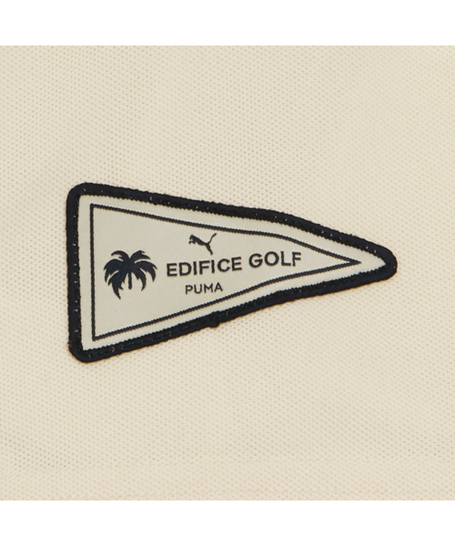 PUMA（プーマ）の「PUMA プーマ メンズ ゴルフ PUMA x EDIFICE パームロゴ 半袖 ポロシャツ PUMAxEDIFIC（ポロシャツ・メンズ・ネイビー/オフホワイト・LARGE/MEDIUM/SMALL/X-LARGE）」の7枚目の写真
