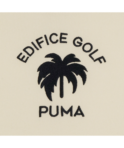 PUMA（プーマ）の「PUMA プーマ メンズ ゴルフ PUMA x EDIFICE パームロゴ 半袖 ポロシャツ PUMAxEDIFIC（ポロシャツ・メンズ・ネイビー/オフホワイト・LARGE/MEDIUM/SMALL/X-LARGE）」の8枚目の写真