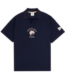 PUMA | PUMA プーマ メンズ ゴルフ PUMA x EDIFICE パームロゴ 半袖 ポロシャツ PUMAxEDIFIC(ポロシャツ)