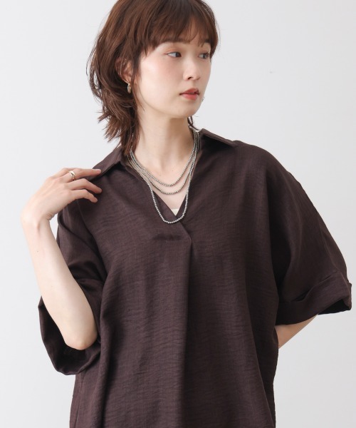 Bou Jeloud(ブージュルード)の「many wayボールチェーンネックレス(ネックレス・レディース・シルバー/ゴールド・ONESIZE)」の4枚目の写真