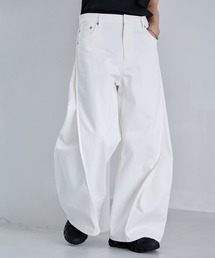 3D Curve Seam Denim Barrel Pants/カーブシームバレルデニムパンツ