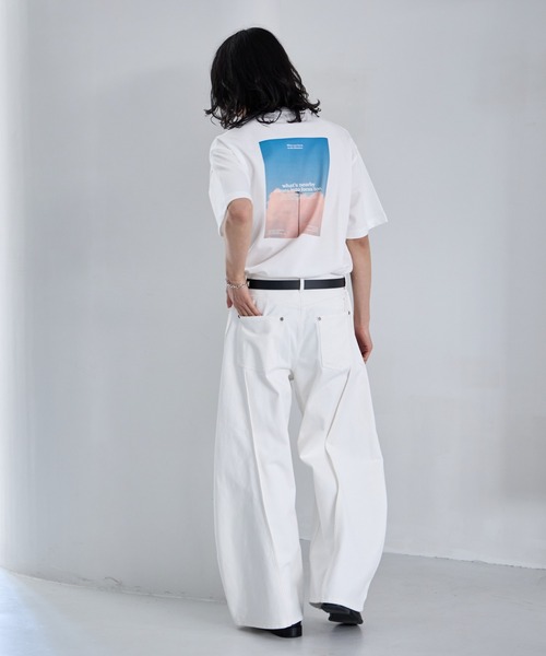 RAGEBLUE(レイジブルー)の「3D Curve Seam Denim Barrel Pants/カーブシームバレルデニムパンツ(デニムパンツ・メンズ・ネイビー/ブラック/ホワイト・MEDIUM/LARGE)」の11枚目の写真