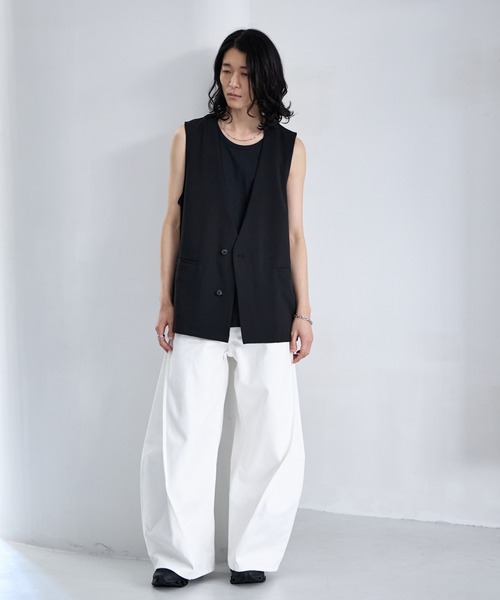 RAGEBLUE(レイジブルー)の「3D Curve Seam Denim Barrel Pants/カーブシームバレルデニムパンツ(デニムパンツ・メンズ・ネイビー/ブラック/ホワイト・MEDIUM/LARGE)」の14枚目の写真