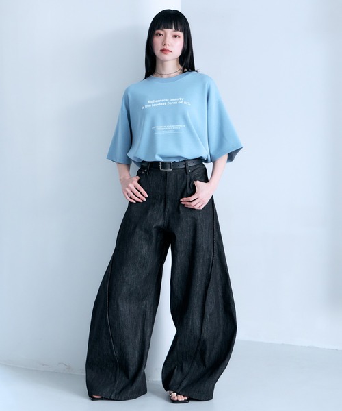 RAGEBLUE(レイジブルー)の「3D Curve Seam Denim Barrel Pants/カーブシームバレルデニムパンツ(デニムパンツ・メンズ・ネイビー/ブラック/ホワイト・MEDIUM/LARGE)」の5枚目の写真