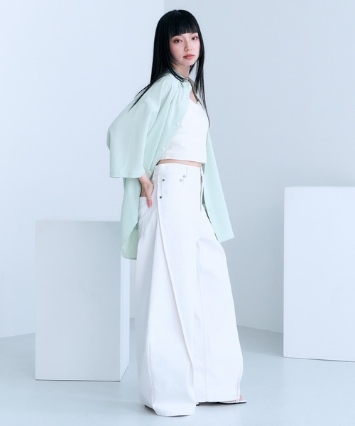 RAGEBLUE(レイジブルー)の「3D Curve Seam Denim Barrel Pants/カーブシームバレルデニムパンツ(デニムパンツ・メンズ・ネイビー/ブラック/ホワイト・MEDIUM/LARGE)」の21枚目の写真