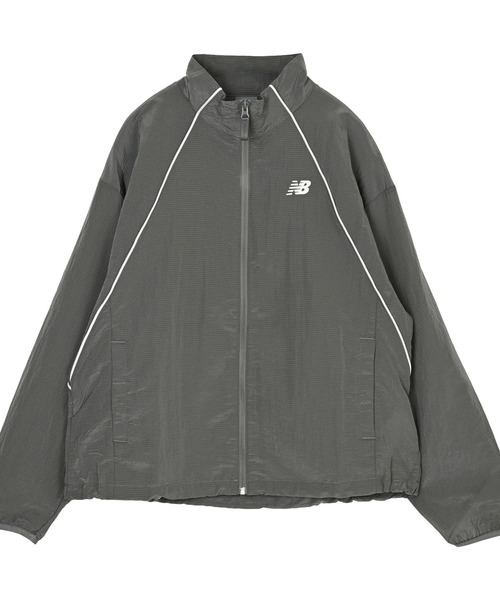 NEW BALANCE(ニューバランス)の「スポーツレガシージャケット(ナイロンジャケット・レディース・ダークグレー・SMALL/MEDIUM/LARGE/X-LARGE)」の7枚目の写真