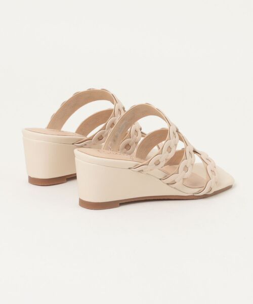 Bridget Birkin(ブリジットバーキン)の「【Bridget Birkin】リングデザインウェッジサンダル(562508)(サンダル・レディース・ベージュ/ブラック/アイボリー・S/L/M)」の10枚目の写真