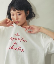 刺繍ロゴTシャツ