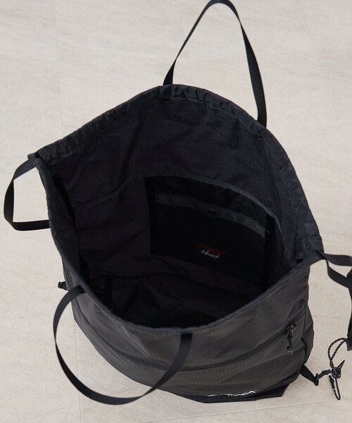 NANGA(ナンガ)の「【NANGA/ナンガ】 Fibermax TUL KNAPSACK /ナップサック/N2610-3M018Z(バックパック/リュック・メンズ・グレー/ブラック・フリー)」の11枚目の写真