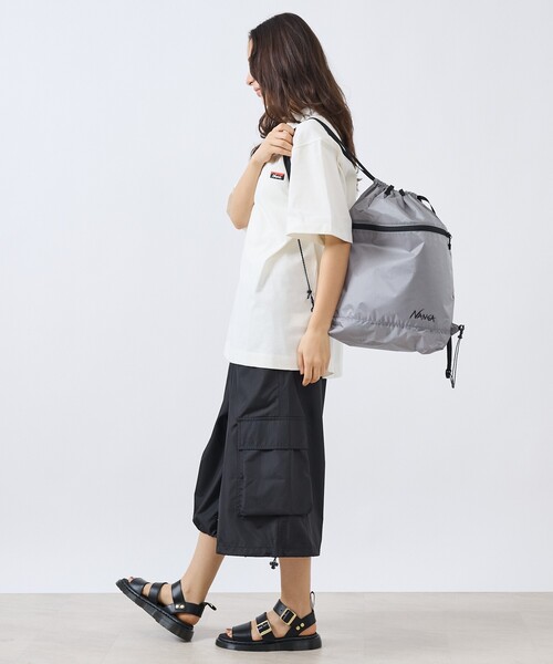 NANGA(ナンガ)の「【NANGA/ナンガ】 Fibermax TUL KNAPSACK /ナップサック/N2610-3M018Z(バックパック/リュック・メンズ・グレー/ブラック・フリー)」の21枚目の写真