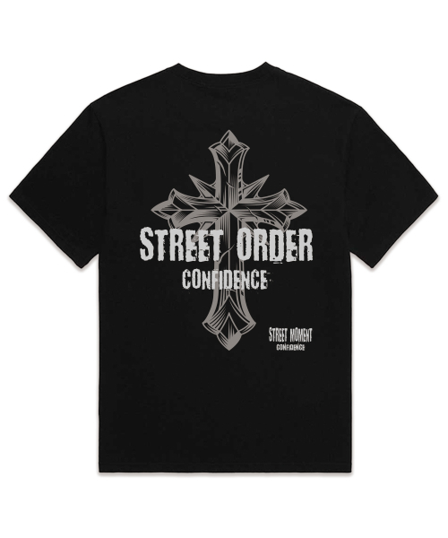 VANNWORKS（バンワークス）の「CROSS STREET 半袖Tシャツ (VS0227) ブラック（Tシャツ/カットソー・メンズ・その他・XX-LARGE/LARGE/X-LARGE/SMALL/MEDIUM）」の3枚目の写真