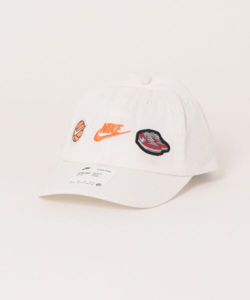 NIKE(ナイキ)の「NIKE/ナイキ NAN STATEMENT PATCH CLUB キッズ キャップ 8A3159-001(キャップ・キッズ・ホワイト・FREE)」の1枚目の写真