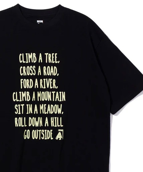 POLeR（ポーラー）の「POLER ROLL DOWN RELAX FIT TEE（Tシャツ/カットソー・メンズ・ホワイト/ブラック・M/XL/L）」の2枚目の写真