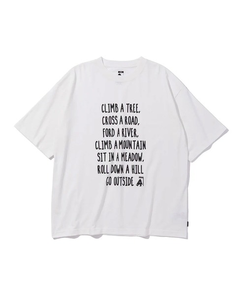 POLeR（ポーラー）の「POLER ROLL DOWN RELAX FIT TEE（Tシャツ/カットソー・メンズ・ホワイト/ブラック・M/XL/L）」の3枚目の写真