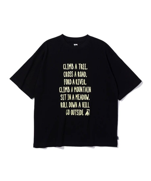 POLeR（ポーラー）の「POLER ROLL DOWN RELAX FIT TEE（Tシャツ/カットソー・メンズ・ホワイト/ブラック・M/XL/L）」の4枚目の写真