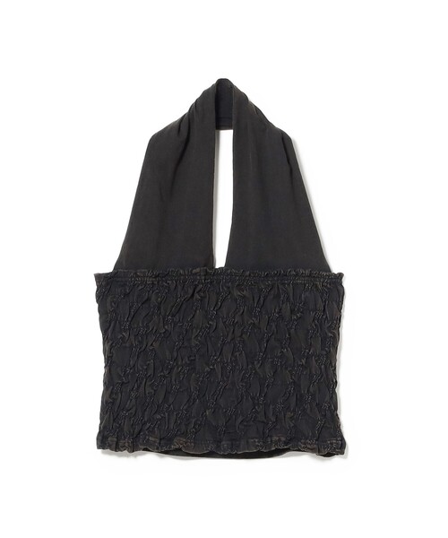 Ray BEAMS(レイビームス)の「シャーリング ホルターネック(タンクトップ・レディース・レッド系その他2/ブラック・ONE SIZE)」の11枚目の写真