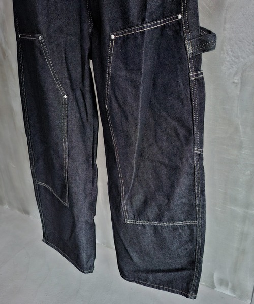 WESTBOY(ウエストボーイ)の「ユニセックス ダブルニー バギーデニムパンツ WO26S11PT10(デニムパンツ・メンズ・ブラック・M/L/XL)」の7枚目の写真