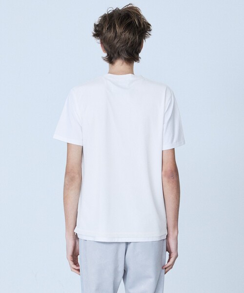 5351 POUR LES HOMMES(ゴーサンゴーイチプールオム)の「メッシュレイヤー 半袖Tシャツ(Tシャツ/カットソー・メンズ・ホワイト/ブラック・44/46/48/50)」の6枚目の写真
