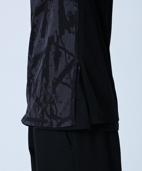 5351 POUR LES HOMMES(ゴーサンゴーイチプールオム)の「メッシュレイヤー 半袖Tシャツ(Tシャツ/カットソー・メンズ・ホワイト/ブラック・44/46/48/50)」の20枚目の写真