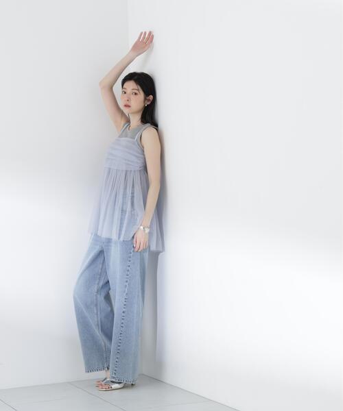 PROPORTION BODY DRESSING(プロポーションボディドレッシング)の「キラチュールキャミブラウス / 1216210500(シャツ/ブラウス・レディース・ブルー/グレー・FREE)」の15枚目の写真
