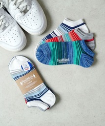 Healthknit Product（ヘルスニットプロダクト）の「"07"≪Healthknit Product≫3足セット アソート ジャガード スニーカーソックス（ソックス/靴下）」
