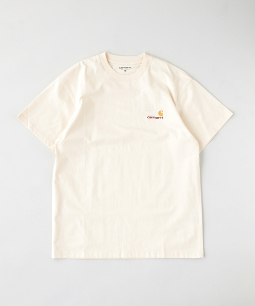 Carhartt WIP(カーハートダブリューアイピー)の「CARHARTT WIP / カーハート ダブリューアイピー S/S AMERICAN SCRIPT T-SHIRT(Tシャツ/カットソー・メンズ・ネイビー/ホワイト系その他/ブラック・SMALL/MEDIUM)」の3枚目の写真