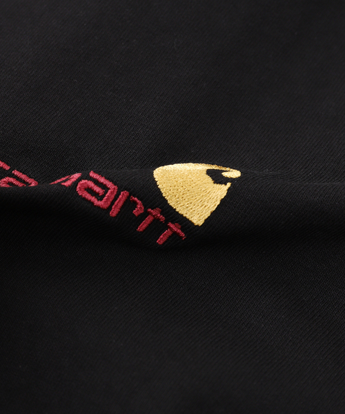 Carhartt WIP(カーハートダブリューアイピー)の「CARHARTT WIP / カーハート ダブリューアイピー S/S AMERICAN SCRIPT T-SHIRT(Tシャツ/カットソー・メンズ・ネイビー/ホワイト系その他/ブラック・SMALL/MEDIUM)」の6枚目の写真