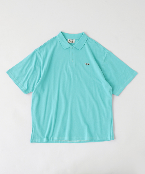 B.C STOCK(ベーセーストック)の「THE FOX / ザ フォックス ex 6.5oz ポロシャツ over-dye(ポロシャツ・メンズ・パープル/ブラック/ピンク/グリーン/ホワイト・LARGE/MEDIUM)」の3枚目の写真