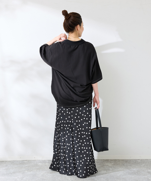 B.C STOCK(ベーセーストック)の「THE FOX / ザ フォックス ex 6.5oz ポロシャツ over-dye(ポロシャツ・メンズ・パープル/ブラック/ピンク/グリーン/ホワイト・LARGE/MEDIUM)」の9枚目の写真