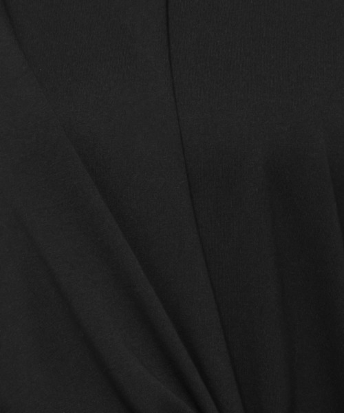 LAKOLE(ラコレ)の「ノットデザインT / 692964(Tシャツ/カットソー・レディース・オフホワイト/ブラック/ベージュ・FREE)」の7枚目の写真