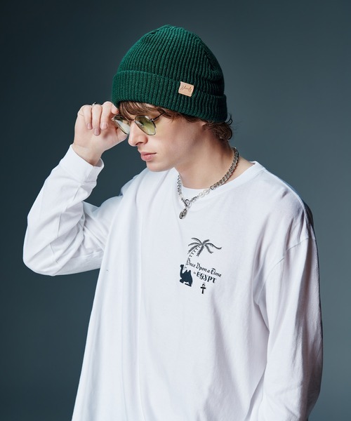 glamb(グラム)の「Cinematic Beanie / シネマティックビーニー(ニットキャップ/ビーニー・メンズ・グリーン/パープル/ブラック・FREE)」の19枚目の写真