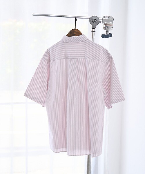 coen(コーエン)の「アニマル刺繍オックスストライプシャツ(シャツ/ブラウス・メンズ・ライトブルー/ライトピンク・S/M/L/XL)」の5枚目の写真