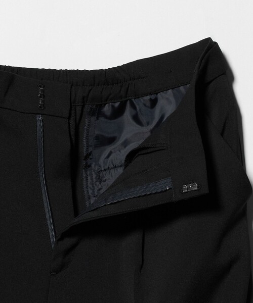 A DAY IN THE LIFE UNITED ARROWS（アデイインザライフユナイテッドアローズ）の「ライトジョーゼット タックワイドパンツ ‐マシンウォッシャブル‐＜A DAY IN THE LIFE＞（その他パンツ・レディース・ダークグレー/ブラック/ダークブラウン・36/38）」の10枚目の写真