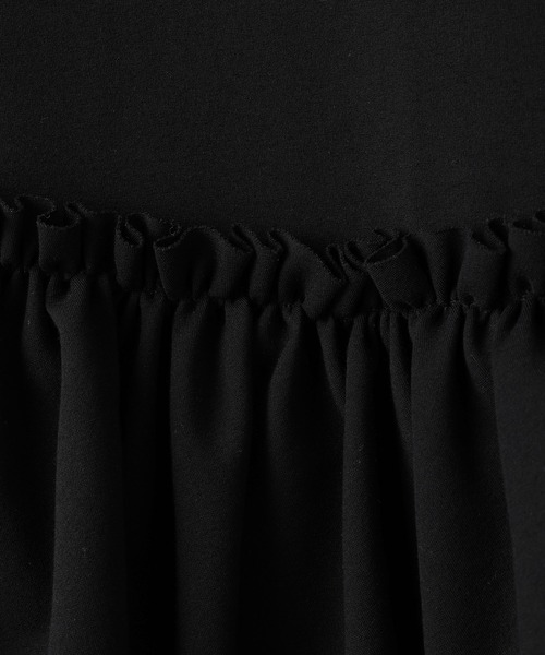 ADAM ET ROPE'（アダムエロペ）の「【WEB限定】ペプラムロングワンピース（ワンピース・レディース・チャコールグレー/ブラウン/ブラック・FREE）」の16枚目の写真