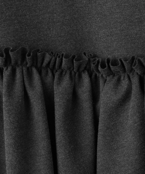 ADAM ET ROPE'（アダムエロペ）の「【WEB限定】ペプラムロングワンピース（ワンピース・レディース・チャコールグレー/ブラウン/ブラック・FREE）」の14枚目の写真
