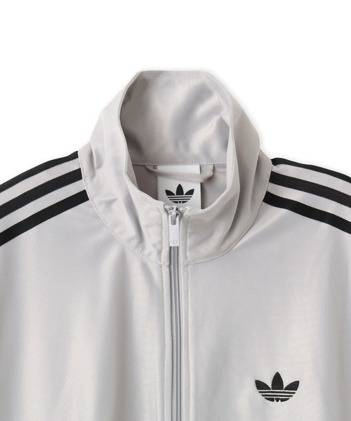 adidas(アディダス)の「adidas FIREBIRD METALLIC TRACK TOP / アディダス ファイヤーバード メタリック トラックトップ(ジャージ・メンズ・グレー・L/M/S/3XL/XXL/XL)」の3枚目の写真