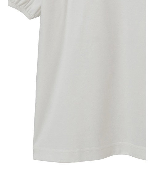 PINK HOUSE(ピンクハウス)の「ロゴプリントパフスリーブカットソー(Tシャツ/カットソー・レディース・ホワイト/トップグレー/ピンク/カーキ/ブラック・フリー)」の10枚目の写真