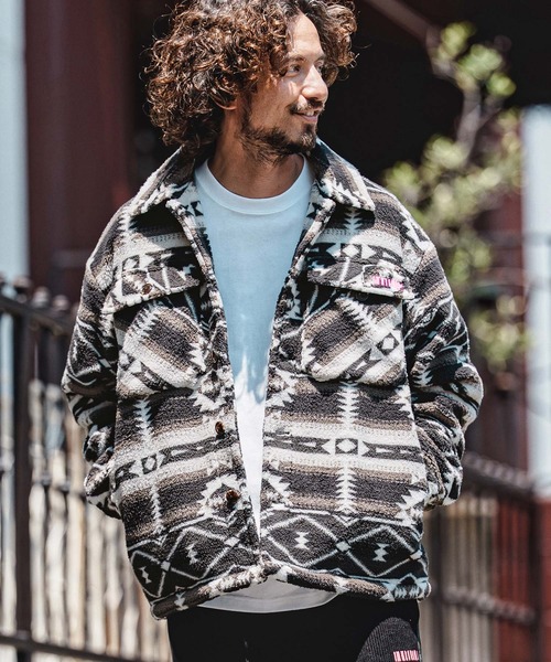 felkod（フィルコッド）の「mj11649- Ortega Pattern Fleece CPO Jacket フリースCPOジャケット(F26A180)（その他アウター・メンズ・ネイビー/ブラック・S/M/L）」の21枚目の写真