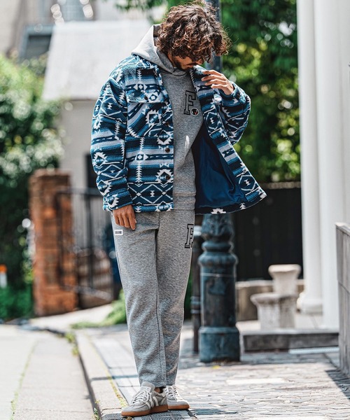 felkod（フィルコッド）の「mj11649- Ortega Pattern Fleece CPO Jacket フリースCPOジャケット(F26A180)（その他アウター・メンズ・ネイビー/ブラック・S/M/L）」の6枚目の写真