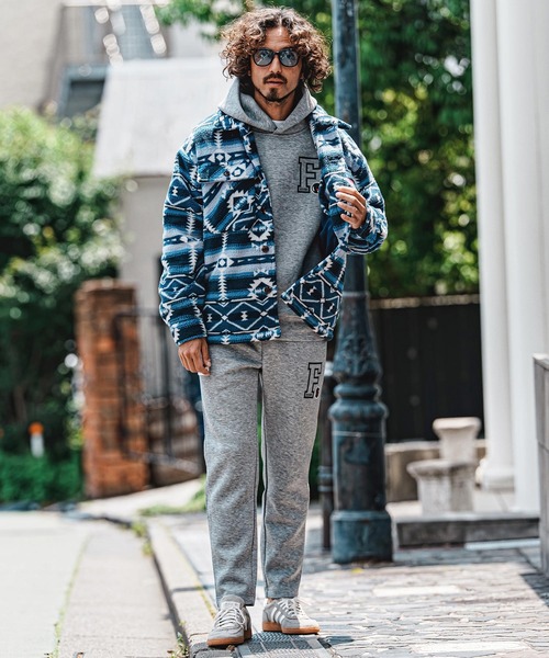 felkod（フィルコッド）の「mj11649- Ortega Pattern Fleece CPO Jacket フリースCPOジャケット(F26A180)（その他アウター・メンズ・ネイビー/ブラック・S/M/L）」の7枚目の写真