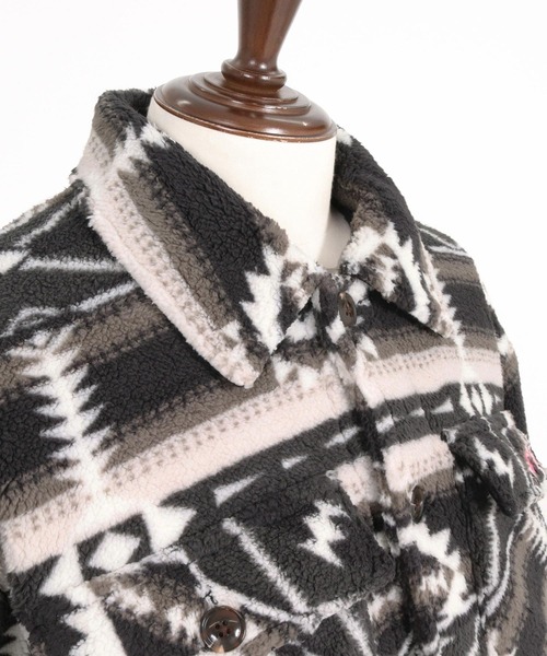 felkod（フィルコッド）の「mj11649- Ortega Pattern Fleece CPO Jacket フリースCPOジャケット(F26A180)（その他アウター・メンズ・ネイビー/ブラック・S/M/L）」の13枚目の写真
