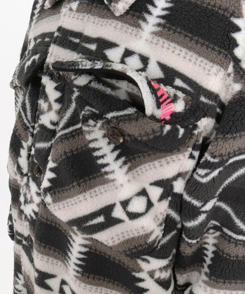 felkod（フィルコッド）の「mj11649- Ortega Pattern Fleece CPO Jacket フリースCPOジャケット(F26A180)（その他アウター・メンズ・ネイビー/ブラック・S/M/L）」の16枚目の写真