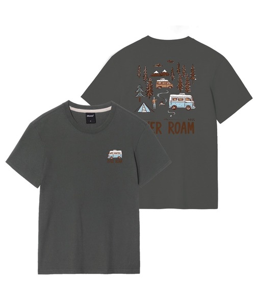 OKSTAR(オクスター)の「キャンプロードバンファルティ(Tシャツ/カットソー・レディース・ネイビー/ライトグレー/グレー/ライトベージュ/ブラック/ホワイト/クリーム/ダークグレー/カーキ/ダークグリーン/ダークブルー・SMALL/MEDIUM/LARGE/X-LARGE/2XL/3XL/4XL)」の5枚目の写真